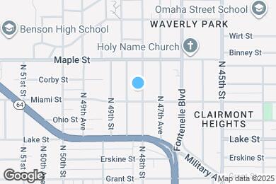 Map image of the property - 2716 N 48th St