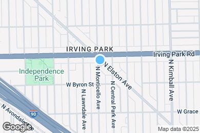 Map image of the property - 3937 N Monticello Ave