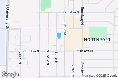 Map image of the property - 2605 9th St N