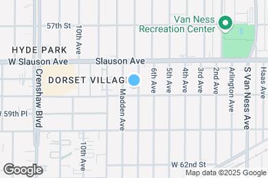 Map image of the property - 5851 7th Ave