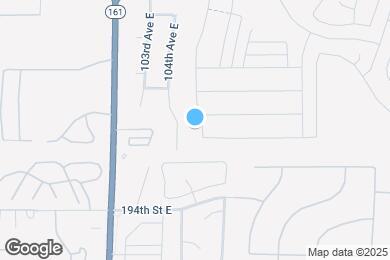 Map image of the property - 19110 105th Ave Ct E