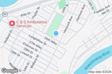 Map image of the property - 533 Jackson Ave