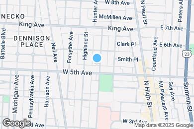 Map image of the property - 1271 Hunter Ave
