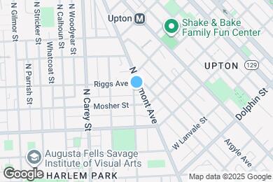 Map image of the property - 1011 N Arlington Ave