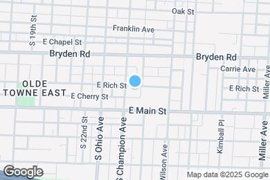 Map image of the property - 1149 E Rich St