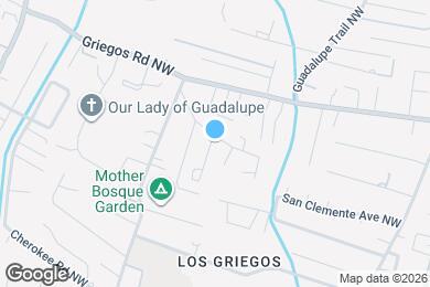 Map image of the property - 1720 Avenida Cristo Rey NW