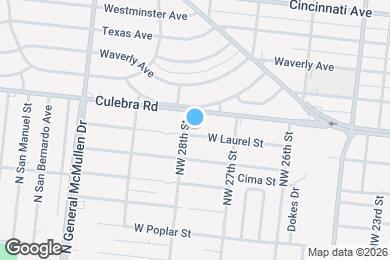 Map image of the property - 3243 W Laurel