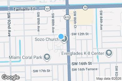 Map image of the property - 8782 SW 12th St