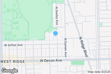 Map image of the property - 6522 N Seeley Ave