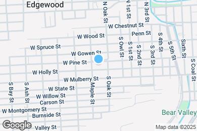 Map image of the property - 930 W Pine St