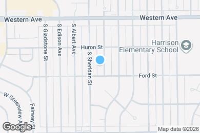 Map image of the property - 601 S Chicago St