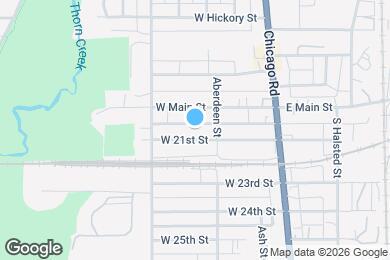 Map image of the property - 69 W 21st St