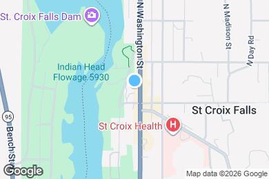 Map image of the property - 115 N Washington St