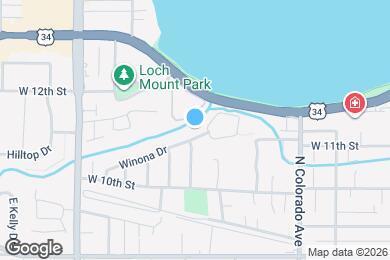 Map image of the property - 1075 Winona Dr