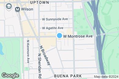 Map image of the property - 851 W Montrose Avenue