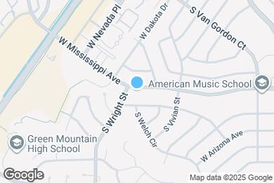 Map image of the property - 12472 W Mississippi Ave