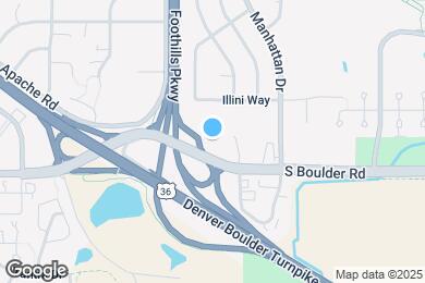 Map image of the property - 33 S Boulder Cir