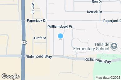Map image of the property - 1603 Charleston Dr