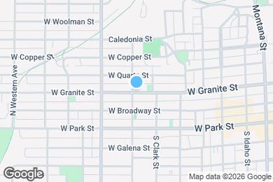 Map image of the property - 731 W Granite St