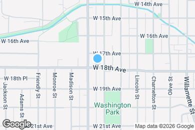 Map image of the property - 543 W 18th Ave