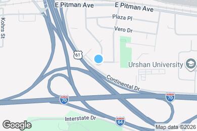 Map image of the property - 1410 Coco Place