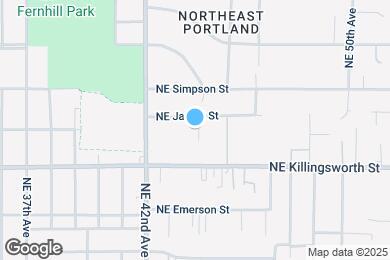 Map image of the property - 4332 NE Jarrett St