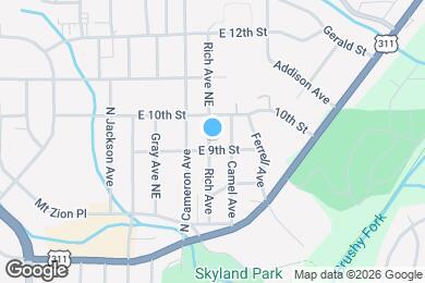 Map image of the property - 909 Rich Ave