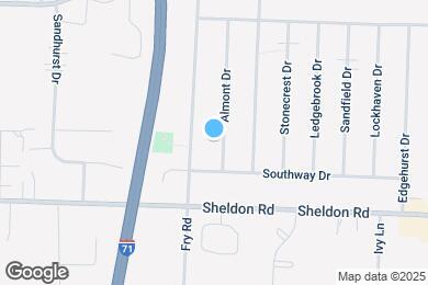 Map image of the property - 6490 Almont Dr