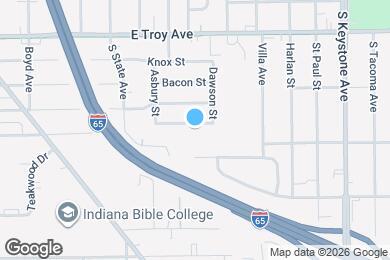 Map image of the property - 1907 E Martin St