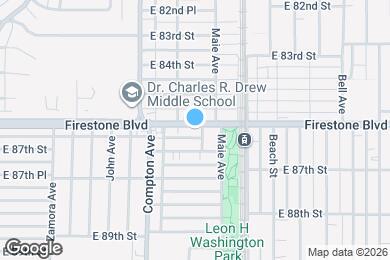 Map image of the property - 1618 Firestone Blvd