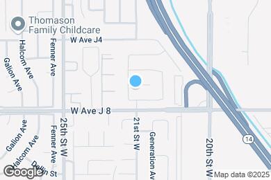 Map image of the property - 2072 W Avenue J6