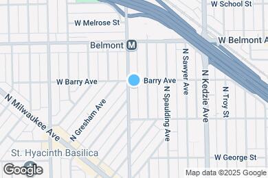 Map image of the property - 3047 N Kimball Ave