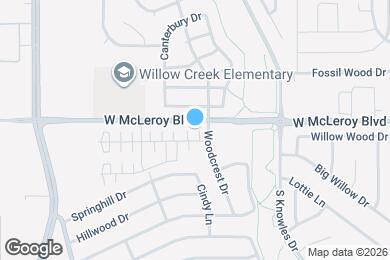 Map image of the property - 105 Brickhill Ct