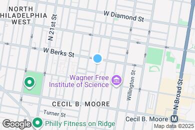 Map image of the property - 1841 N Gratz St