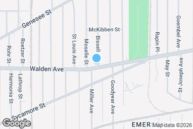 Map image of the property - 344 Walden Ave
