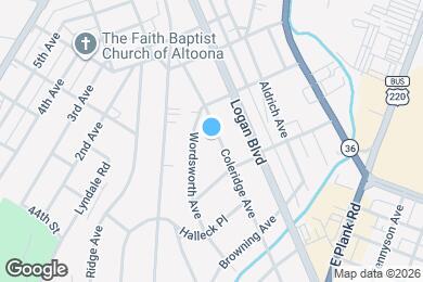 Map image of the property - 208 Coleridge Ave