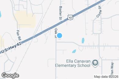 Map image of the property - 529 W Park Blvd