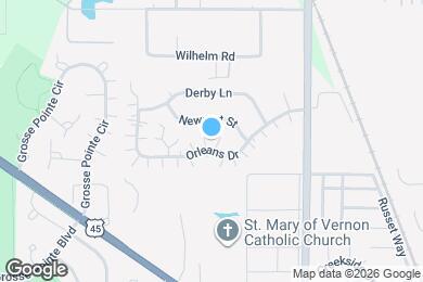 Map image of the property - 1342 Orleans Dr