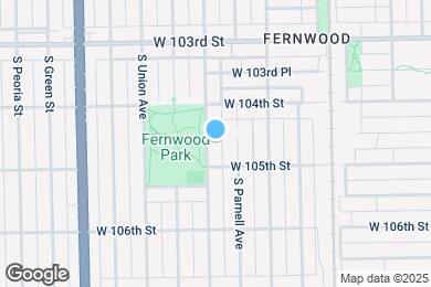 Map image of the property - 10437 S Wallace St