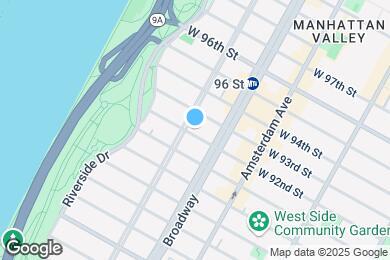 Map image of the property - 666 W End Ave