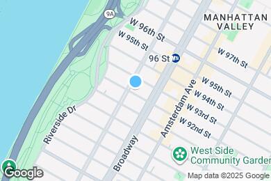 Map image of the property - Sun filled Studio on a high floor - WEST E...