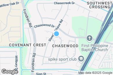 Map image of the property - 15010 Chaseridge Dr