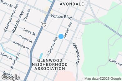 Map image of the property - 1237 Wheeler Ave