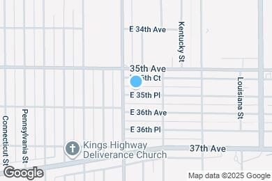 Map image of the property - 828 E 35th Pl