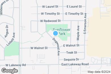 Map image of the property - Parkside Apartments