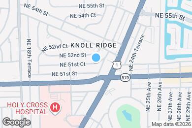 Map image of the property - 2170 NE 51st Ct