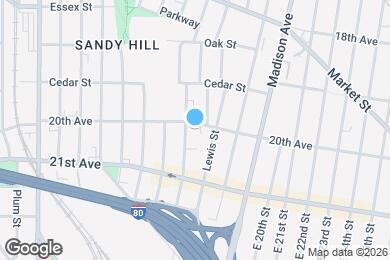 Map image of the property - 246 20th Ave