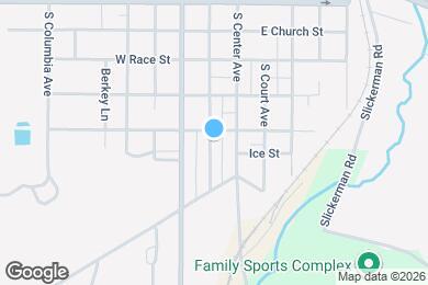 Map image of the property - 613 S Ankeny Ave