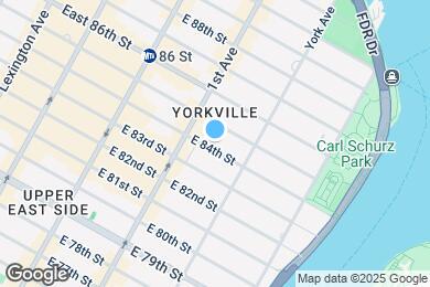 Map image of the property - 423 E 84th St