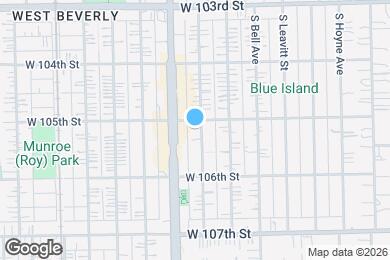 Map image of the property - 10508 S Claremont Ave